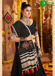 Majestic Rayon Readymade Lehenga Choli with Embroidered, Lace, Mirror and Thread Work